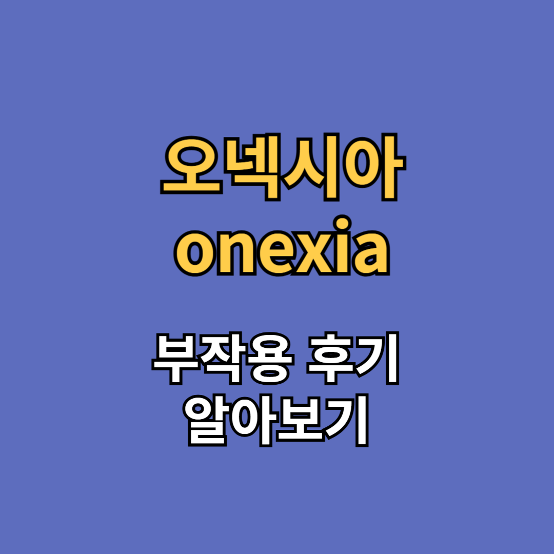 오넥시아 onexia