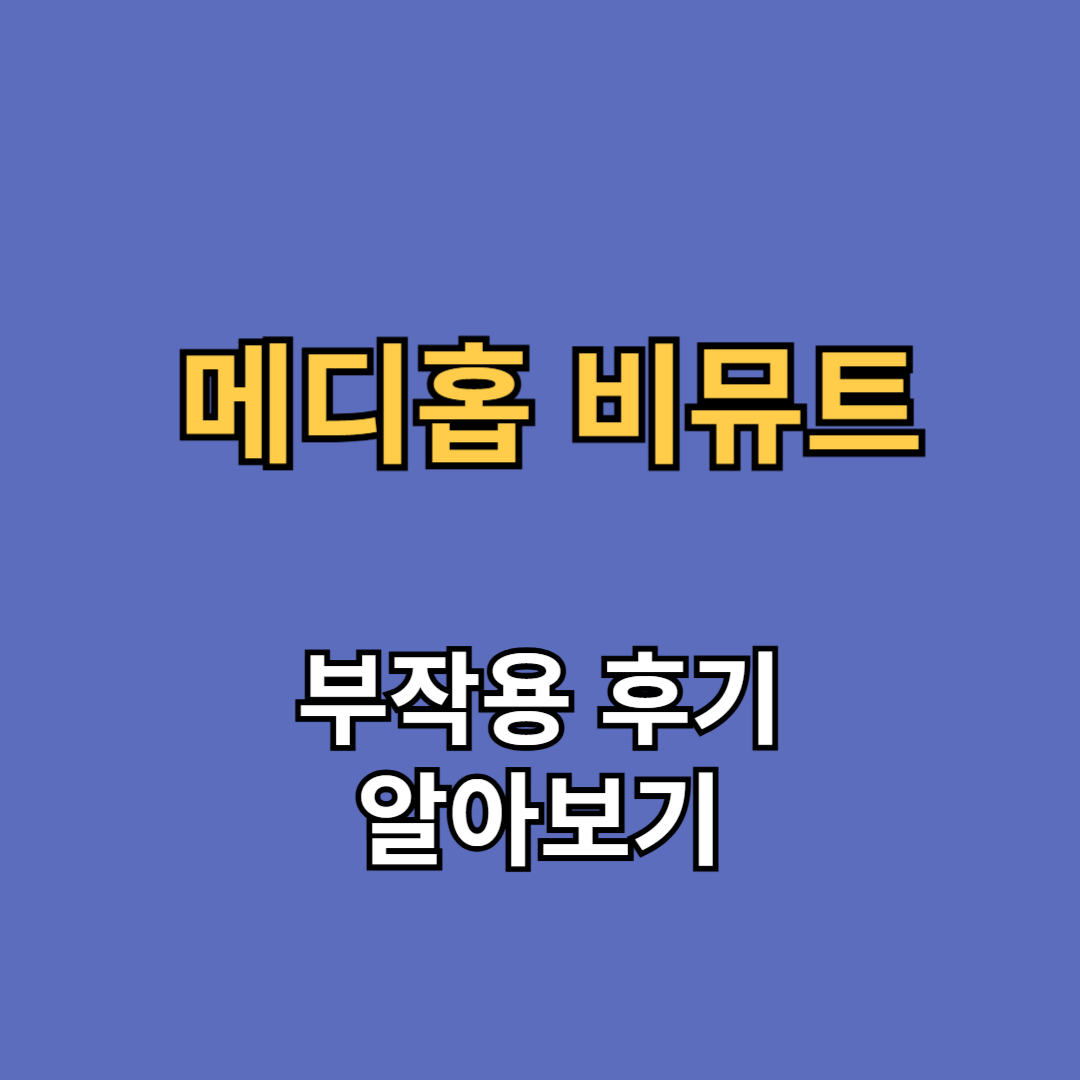 메디홉 비뮤트 프리미엄 이명 효능